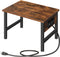 HOOBRO Printer Stand for Desk with Outlet and USB Ports, Small Printer Table with Storage Hook