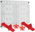 Legrand - OnQ Universal Mounting Plate 10 Inch, Secure Devices in Structured Media Enclosure, White, AC1040F