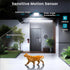 2-Pack 2200mAh, 1500LM IP65 Light Sensor Auto Flip Solar Motion Sensor Outdoor Lights LED Wireless Solar Security Flood