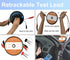 Makeronics 30FT 18AWG Retractable Test Leads with Dual Ended Alligator Clips for Electrical Testing and Troubleshooting