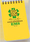 Rite in the Rain Weatherproof EMS Notebook, 3" x 5", Yellow Cover, Vital Stats Pages