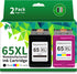 TEINO Remanufactured Ink Cartridge Replacement for HP 65 65XL 65 XL (Black Tri-Color, Combo Pack) for HP Envy 5055
