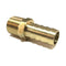 1/2" Hose ID to 3/8" Male NPT MNPT Straight Brass Fitting for Fuel, AIR, Water, Oil, Gas, WOG (Qty 1)