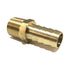 1/2" Hose ID to 3/8" Male NPT MNPT Straight Brass Fitting for Fuel, AIR, Water, Oil, Gas, WOG (Qty 1)