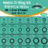 37 Size 1075 Pcs Faucet Washers & O-Rings Kit, Universal Rubber Washers Assortment for Plumbing Seal Repair