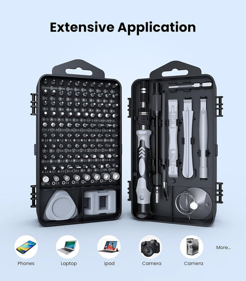 115-in-1 Precision Screwdriver Set, Mini Professional Magnetic Repair Tool Kit for Electronics