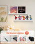 HDLDYDD 2-Pack 17 Inch 12.5 lbs, Magnetic Book Shelf for Whiteboard - Reusable Metal Magnetic Shelves, Holds Magnetic