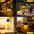 2PCS 3 Dimming, Wireless Bottle Lamp,Metal Wine Bottle Light with Color Light Waterproof Bottle Touch Lamp Head