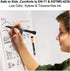 Browill (8 Pack) Magnetic Dry Erase Markers, Dealkits Low Odor White Board Markers Whiteboard Markers with Erasers