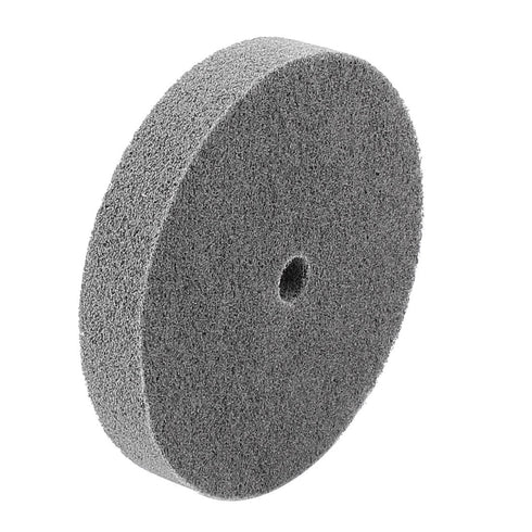 uxcell 150mm Dia 25mm Thick 180 Grit Nylon Fiber Wheel Polishing Buffing Disc