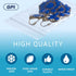 GPI Clear Plastic Reclosable ZIP Poly Bags, Case of 100, 2-mil Thick, 2 Inch x 3 Inch for Travel, Storage, Shipping