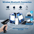 iDPRT Bluetooth 1D 2D QR Barcode Scanner, Wireless Handheld UPC EAN Reader with Dongle, Rechargeable