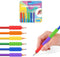 idooss Silicone Textured Pencil Grips, Sensory Fidget Toys for Autism Kids, Writing Aid