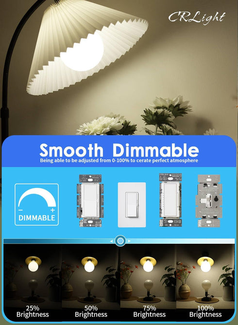 5-inch 15W 4000K G125 Bulb G40 85W 850LM Dimming, E26 5 Inch Neutral Opal Large Globe LED - Replacement, Eqv