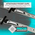 Set Set 2 925PSR-2 SE Stainless Steel SAE Metric Ruler - Stainless Steel Precision Ruler Measuring Tool - Detachable