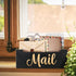 Rustic Wooden Mail Organizer Countertop, Mail Holder Box for Desk, Mail Basket for Counter, Storage Organizer
