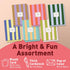 Set 24 S&O Palm Beach Thank You Cards with Envelopes, Blank Greeting sheets for Handwritten Messages, of stylish Notes