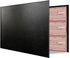 Office Werks Premium 7 Ring Check Binder for Business Checks, 600 Checks Capacity, Black Textured Vinyl Cover