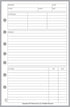 Meeting Manager Classic Size, 5.5" x 8.5", Sized and Punched with 7 Holes for 7-Ring Notebooks