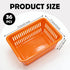 Odowalker 36 Pack 6.1" 4.5" 2.36" Mini Storage Baskets Bins, Colorful Crayon Pencil Container Storage Trays, Small