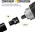 BOEN 3/4"F to 1"M Impact Socket Adapter, Cr-Mo Steel Socket Adapter Set for Impact Driver Conversions