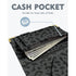 YeeCASE Server Book with Zipper Pocket, High Volume, Expandable Server Book, Money Pocket and Fold, Restaurant