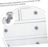 6pcs WOONEKY Mini Drawer Handles Lightweight Knobs for Bedside Cabinet Dresser Pulls Matte Easy Install