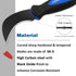 CHILI Tools Linoleum Knife with SK-5 Hardened Carbon Steel Blade and Rubber Handle for Cutting