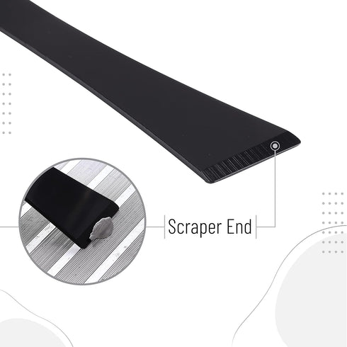 Bates Pry Bar Scraper, 9.5-Inch Carbon Steel Pry Tool for Scraping and Beekeeping Equipment
