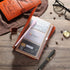 Leather Travel Notebook for Bestie - Retro Refillable Journal, Personalized Sketch Book Diary, Customized Gifts