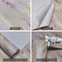 Pink Purple Glossy Marble Contact Paper for Cabinets and Drawers, Peel and Stick Waterproof Modern Kitchen Wallpaper.