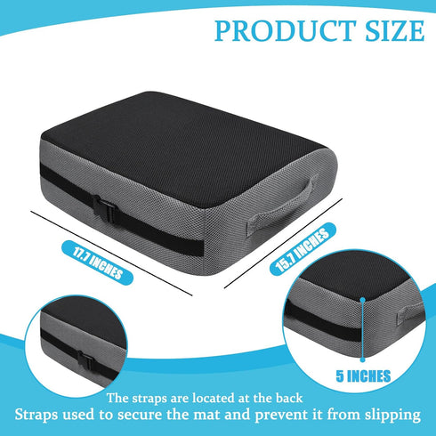 Tailbone Thick Chair Cushion, for Wheelchair Cushions, Car and Office Chair Booster Seat Cushion, with Carry Handle Non