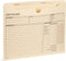 Blue Summit Job Folders, 10 x 12 Inches, Preprinted for Job Tracking, Manila Cardstock, 100 Folders