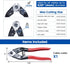 Upgraded Version Muzata Wire Cutters Heavy Duty Cable Cutters Steel Wire Rope Up to 5/32" Stainless Steel Deck Stair Railing Aircraft Strong Thick Seal Metal Fence Bike Bicycle Brake Cutter CT15,CT1