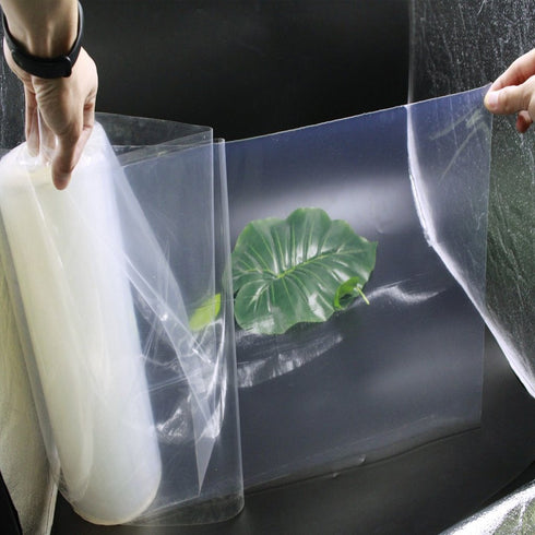 Silicone Film High Temp Thin Rubber Sheet Gasket, Super Clear 11.8" (Approx. 12x19.7 x1/32 inch)