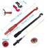 28PCS Multimeter Test Leads Kit with 6 Pockets Roll Up Tool Bag, Alligator Clips, Test Hook Clips, Test Tweezer for