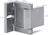 JIADAXIN Protection(Gary-2 Pack) High-Security Reinforced Door Lock Aluminum Privacy Latch for Home and Hotel, Easy