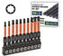 10-Pack 8 Point Star Bit Set, Professional Torx Bit with Magnetic Heads & Hex Shank, Sizes #1, 2, 3