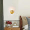Brushed Gold Wall Sconce, Gold Vanity Light Modernbathroom Light fixtures with Clear