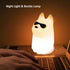 7 Cute Dog Night Light, Colors Want Want Nightlight, LED Bedside Lamp, Touch-Sensitive for Bedroom, Living Room,Dorm