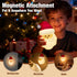 Christmas Night Light, Nursery Santa Squishy Light, Wireless Rechargeable Silicone Night Light ,Table Bedside Lamp