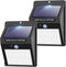 2 Pack Solar Motion Lights Outdoor, 100LED Solar Security Lights with 3 Modes, IP65 Waterproof for Front Door Garage