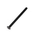 binifiMux 12pcs 1/4-20 x 2-1/2 Inch Black Hex Socket Cap Screws for Furniture Chair Table Desk