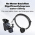 MsTental 3Pcs Hoseto Commercial 1/4" Shampoo Bowl Hose and Sprayer,Salon Spray Head with Rubber Faucet for Salon Barber