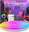 Bvokon 16.4FT Neon Rope Lights,Flexible Led Rope Light Control with App/Remote,Multiple Modes,Music Sync,IP65