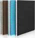 EUSOAR Spiral Ruled Notebook, A5 3packs, 5.5"X8.3", 120 Pages Lined Travel Writing Notebooks Journal