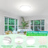 12 Inch 3200LM Dimmable 2-Pack 24W 2700K/3000K/4000K/5000K/6500K 5 LED Flush Mount Ceiling Lights, Ceiling Light