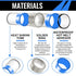 120PCS Solder Seal Wire Connectors - Sopoby Heat Shrink Waterproof Butt Connector Kit for Automotive Marine Electrical