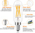 T8 Bulbs (Dimmable), E12 Bulb, 4W, 40 Bulb 400 2700K (4 Pack) Vintage Light LED Small Chandelier Base, Watt Candelabra