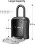 Resettable (1 Pack, Puroma Lock Box, Key Lock Box Wall Mount & Portable Combination Lockbox with Code, Security Lockbox